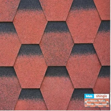 Бітумна черепиця BTM SHINGLE RUBIN