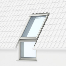 Мансардне+карнізне вікно VELUX GLZ 1061/1061B + VFE3068